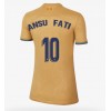 Damen Fußballbekleidung Barcelona Ansu Fati #10 Auswärtstrikot 2022-23 Kurzarm